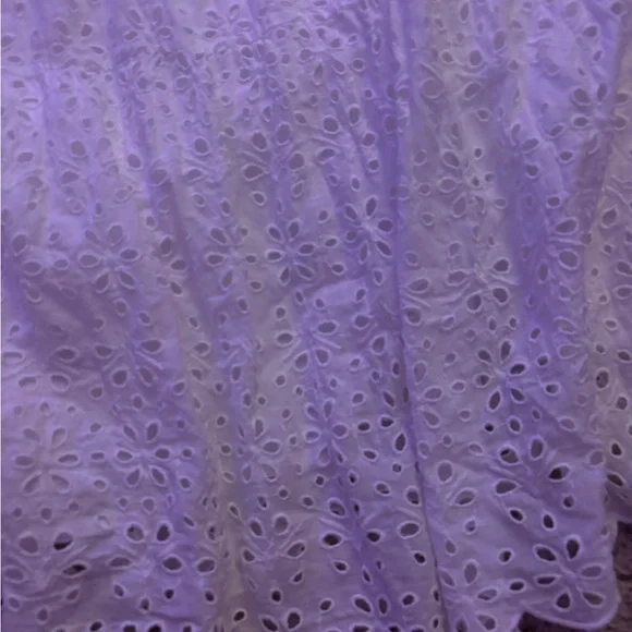 NWT* Abercrombie & Fitch White Eyelet Maxi Dress! 👗 - Picture 7 of 7